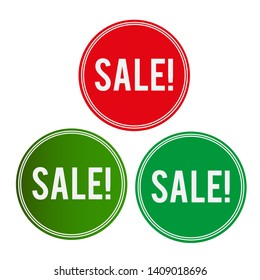 
vector set for retail or businesses wishing to post offers or product discounts