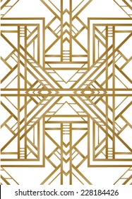 vector set retro pattern for vintage party Gatsby style 