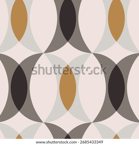 Vector set retro simple geometric seamless patterns in retro style. Vintage abstract geometric pattern in Bauhaus style.