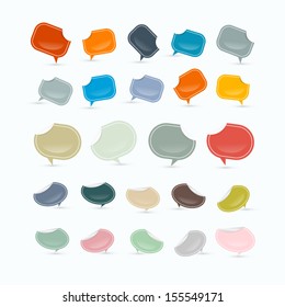 Vector Set of Retro Stickers, Labels 