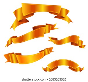 Vector Set of Ribbons for Your Text