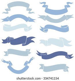 Vector Set of Ribbons for Your Text