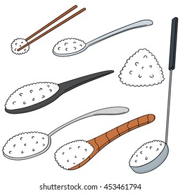 vector set of rice