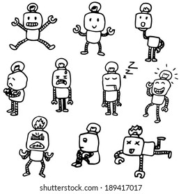 vector set of robot