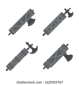 vector set with Roman Fasces