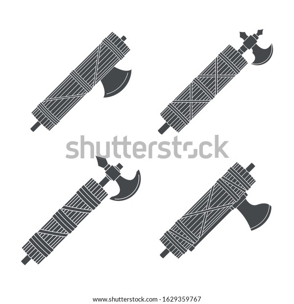 Vector Set Roman Fasces Stock Vector (Royalty Free) 1629359767