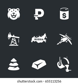 Vector Set of Russia Icons.