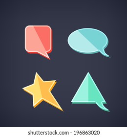 Vector Set of Sales and infographics Tags. Vector Illustration, Graphic Design Editable For business artwork.