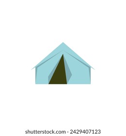 vector set of scout day camping tents scout