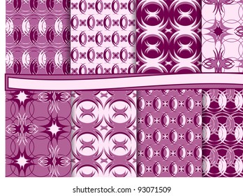 vector set of scrapbook paper