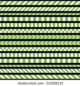 Vector set of seamless tapes. For restriction and dangerous zones.