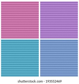 vector set of seamless textures in cold colors