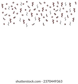 Vector set of serpentine frame square, elements for social networks design, frame design, vector, postcard design