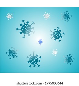 vector set of several bacteria icons