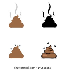 Vector Set of Shit: Icon and Illustration