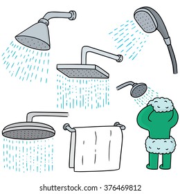 vector set of shower