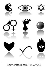 vector set of signs