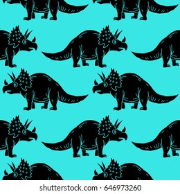vector set silhouettes of dinosaur,animal illustration