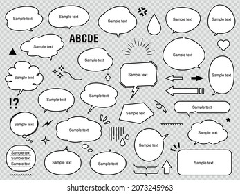 Conjunto de vectores de material de globo simple