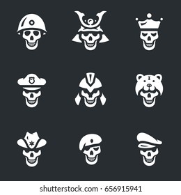 Vector Set of Skeletons Icons.