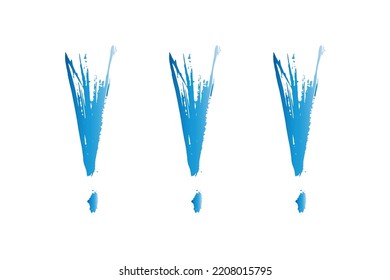 Vector Set of Sketch Exclamation Marks. Collection of question mark and exclamation marks illustration.