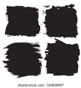 Vector Set of Sketch Grunge Dirt Overlay Texture, individual objects. Abstract Design Elements to Create Grungy Effect for your Projects. Vector illustration. EPS 10