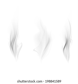 Vector set of smoke