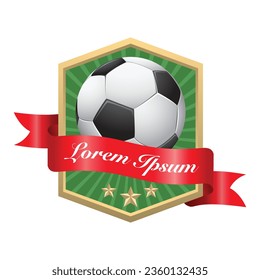 vector set of soccer labels and emblems DESIGN
