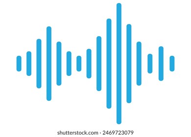 Vector set of sound waves icons. Audio waves png, radio waves. Voice message png. Icons png. Interface design.
