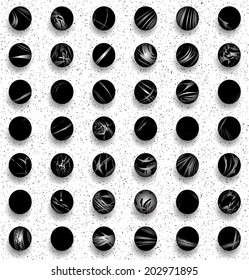 vector set space planet