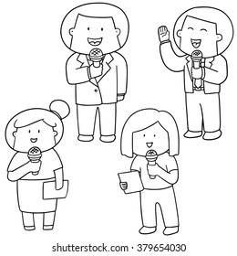 vector set of speaker