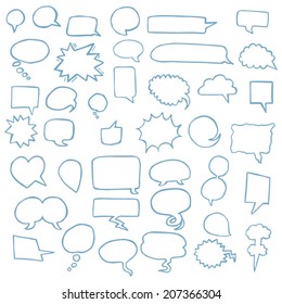 vector set of Speech Bubbles