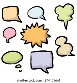 vector set of Speech Bubbles