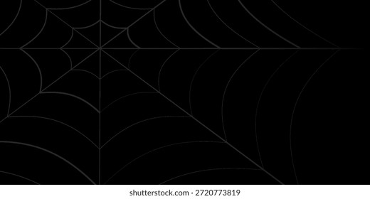 Vector Conjunto de Web de araña y decoración de telaraña de halloween
