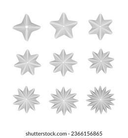 vector set spiral abstract blend effect