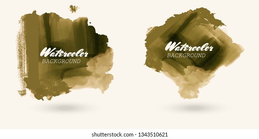 Vector set of splash stains texture banners. Color and white abstract vector illustration.