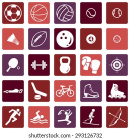 Vector Set of Sport Icons