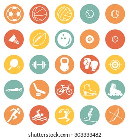 Vector Set of Sport Icons