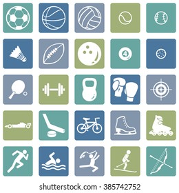 Vector Set of Sport Icons