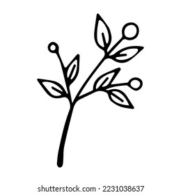 vector set spring nature cute doodle spring flowers leaves twigs butterfly wasp flower leaf star april march may