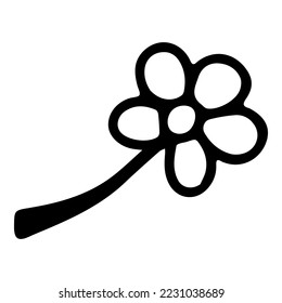 vector set spring nature cute doodle spring flowers leaves twigs butterfly wasp flower leaf star april march may