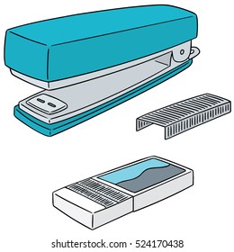 vector set of stapler