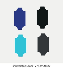 vector set of stickers labels tags