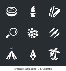 Vector Set of Survival Icons.