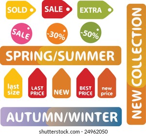 vector set of tags