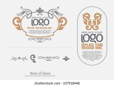 vector set: thai art design elements and page decoration - lots of useful elements to embellish your layout 