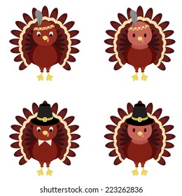 Thanksgiving Turkey Icons Images Stock Photos Vectors Shutterstock