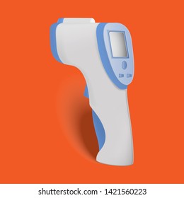 Vector set of thermometers for measuring temperature