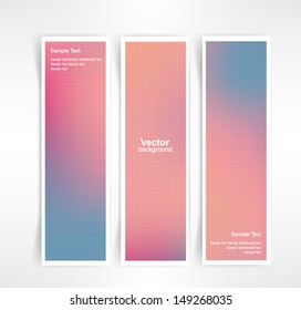 Vector set of three header designs business 