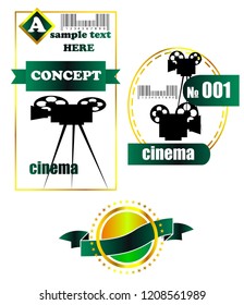 Vector set: tickets in different styles 
